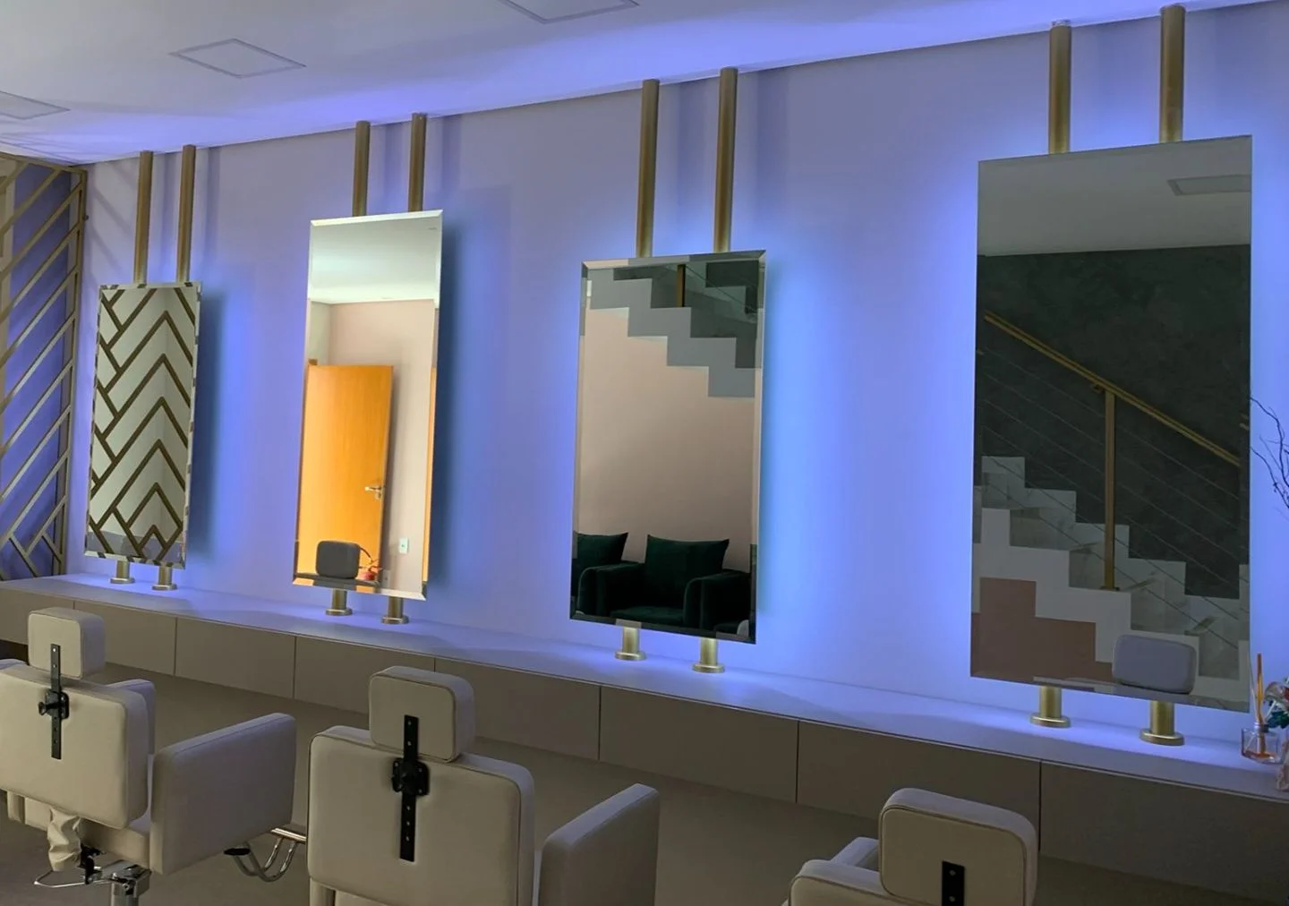 Espelhos Salão de Beleza Barbearia Acab Bem