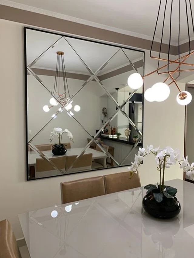 Mosaico de Espelho Prata Acab Bem