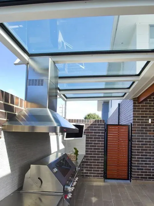 Cobertura de Vidro Área Gourmet